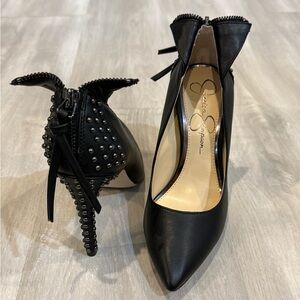 Jessica Simpson Black Studded Heels